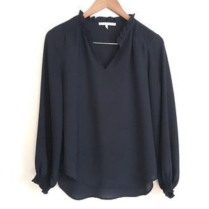 Long sleeve dark navy blue